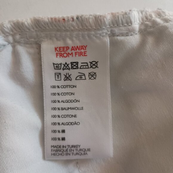 BDG Urban Outfitters Striped Mom Buttonup Denim Shorts Red White Blue Womens W32 - Picture 6 of 16